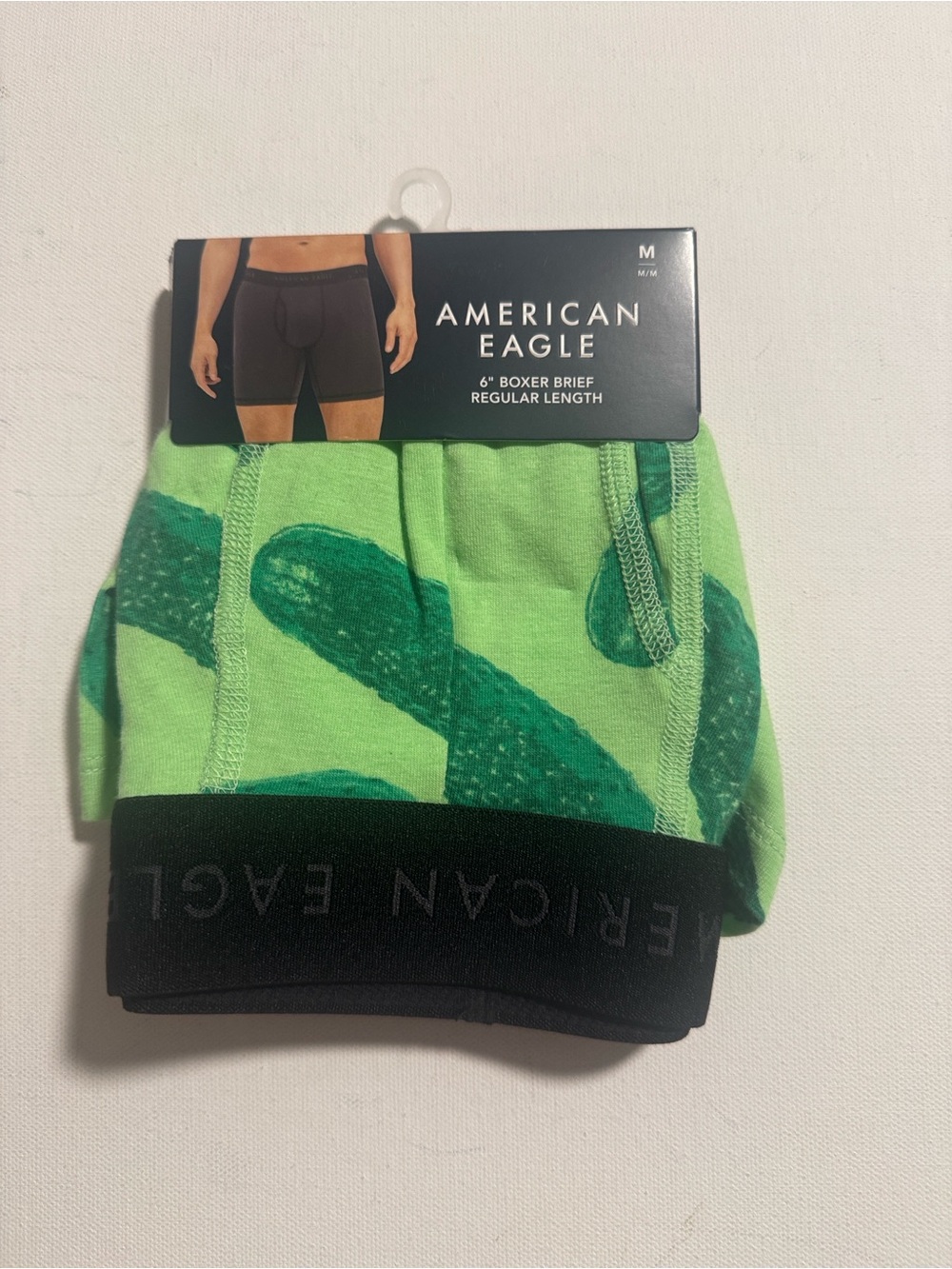 American Eagle Boxer Briefs Mens Medium Pickle
